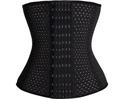 Scoby - Afslank Corset - Waist Trainer - Taille Trainer - Body Shaper Corset - Shapewear - Maat S - Zwart