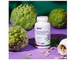 SFD | Mariadistel + Artisjok (Ostropest + karczoch) – 180 capsules | Natuurlijk Supplement voor Leverreiniging & Spijsvertering | 180 tabletten