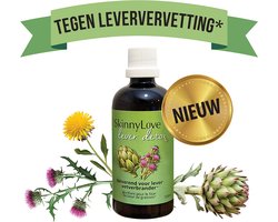 SkinnyLove - Lever Detox - Aanpakken Leververvetting - Natuurlijke ingrediënten - Stimuleren Vetverbranding - Minder Opgeblazen Gevoel