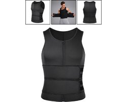 Sport Saunaband - Tailleband - Waistband - Buikband - Rugband - Fitnessband - Sauna Band - Corrigerende Hemd - Sweat Belt