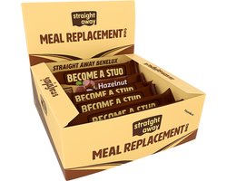 Straight away Maaltijdvervanger - Dieet Reep - Hazelnoot - 12 stuks