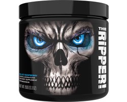 The Ripper Voedingssupplement - Pre Workout - Cafeïne - Vitamine C / B12 - 30 servings (150 gram) - Blue Raspberry
