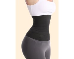 Verstelbaar, opwikkelbaar, trimmer body lift buikgordel, taille trainer, lange bondage riem, gordel gordel, zwarte upgrade verdikking, 4 meter