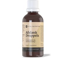 Vital Nutrition Afslank Druppels - Fatburner - Vetverbrander - Eetlustremmer - Afvallen - Plantaardige kruidenformule - Vloeibaar - 50 ml