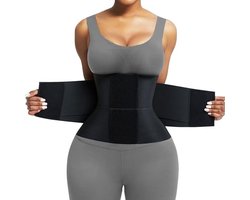 Vitdipy - Waist Trainer - Korset - Maat XXXL - Snel afvallen - Shapewear Korset - Buikband zwangerschap - Zweetband buik - Afslanken - Shapewear - Corrigerend ondergoed - Zwart