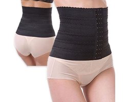 Waist trainer Zwart XL