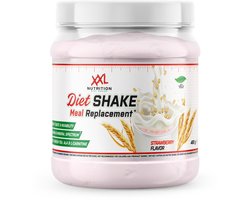 XXL Nutrition - Diet Shake - Tot 46 Gram Eiwit - Maaltijdshake, Eiwitshake, Maaltijdvervanger, Afvallen - Whey, Melkeiwit & Soja Isolaat - Mix van Voedingsstoffen - Aardbei - 480 Gram (12 shakes)