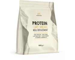XXL Nutrition - Protein Oat Meal - Tot 37,5 Gram Eiwit - Maaltijdshake, Havermout, Vezels, Vitaminen, Mineralen, Lactosevrij, Plantaardig, Afvallen - Cookies & Cream - 1800 gram (15-30 shakes)