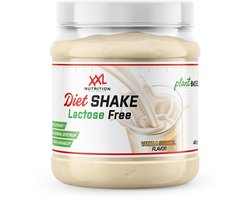 XXL Nutrition - Vegan Diet Shake - Tot 24,6 Gram Eiwit - Maaltijdshake, Eiwitshake, Maaltijdvervanger, Afvallen - Whey Protein Shake Incl. Vitamines & Mineralen - Vanille Caramel - 480 Gram (8 shakes)