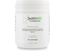 ZeolithMED Vulkaanmineralen Detox - Zeoliet Poeder 400g - 100% Natuurlijk Medisch Hulpmiddel - Vermindert Vermoeidheid en Hoofdpijn