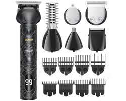 6-in-1 Baardtrimmer, Tondeuse en Precisietrimmer - USB-C Oplaadbaar met 150 Minuten Looptijd