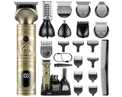 Baard, Haar en Grooming Trimmer - LED Display - 6 in 1 - Draadloos