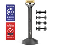 BaByliss X-Blade Super-X Metal Series 2-in-1 Scheerapparaat en Baardtrimmer OT991E - Special Edition - Titanium Mes - 100% Waterdicht - Magnetische oplaadstandaard
