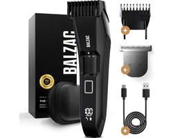 BALZAC® The Beardmate® - Baardtrimmer Mannen - Waterdicht - Titanium Scheerblad - 20 Lengte-instellingen - Tondeuse & Trimmer Baard