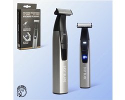 Barnie Cosmetics® Easy Blade - Professionele baardtrimmer - Draadloos - Waterdicht - Instelbare Lengte - Voor mannen - Stil