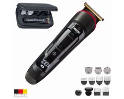 Beurer MN9X Multigroomer – 11-in-1 Trimmer, Tondeuse & Bodygroomer – Baardtrimmer, Precisietrimmer, Neustrimmer & Oorhaartrimmer – Waterbestendig – 90 Min Accu – Inclusief Hardcase & Accessoires - 3 Jaar Garantie