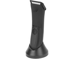 Body Trimmer voor mannen, elektrische lies- en schaamhaartrimmer met staand USB-oplaadstation, balvormige body trimmer voor volledige lichaamsverzorging voor vriend, echtgenoot en vader