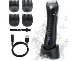 Bodygroomer Mannen - Body Trimmer Heren - Nat & Droog Trimmen - Draadloze Baardtrimmer - Waterdicht Scheerapparaat Geschikt voor Lichaam / Baard / Intieme Delen – Trimmer Schaamstreek - Multigroomer Tondeuse