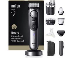 Braun Baardtrimmer Series 9 BT9560 +12 Tools - 52 Lengtes - ProBlade - Chroom