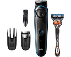 Braun BT3240 baardtrimmer Batterij/Accu 39 2 cm Nat en droog Zwart, Blauw