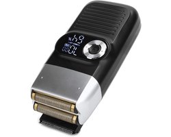 Draagbaar Elektrisch Foliescheerapparaat 1400mAh – 2 in 1 Kaal Hoofd Trimmen en Baard Scheren