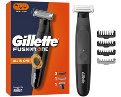 Gillette Fusion One Hybrid Baardtrimmer en Scheerapparaat - Voor Gezicht en Lichaam