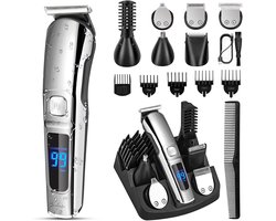 Goodcare 6-in-1 Baardtrimmer / Bodygroomer Set voor Mannen - Trimmer Baard & Body - Neustrimmer - Haartrimmer - Scheerapparaat