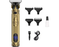 Gouden (goudkleurig) Trimmer - Baardtrimmer - Tondeuse voor mannen en vrouwen - Baard - Schaamstreek - Schaamhaar - Oksel - Hoofdhaar - Tondeuze - Tondeuses - Gold