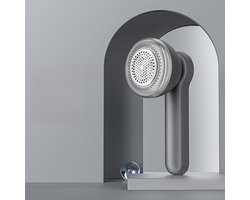 Huishoudelijke ontharingsapparaat, scheerapparaat, pluizenverwijderaar, 6-blads pluizenverwijderaar, USB-oplaadbare pluizenverwijderaar, kleine trimmer, draagbaar, grijs