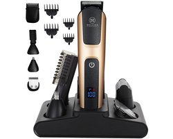 Mellian SignaturePro Baardtrimmer Mannen - 10-Delige Trimmer Set - Bodygroomer & Scheerapparaat