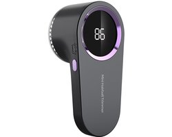 Oplaadbare stoffen scheerapparaat, elektrische pluizenverwijderaar voor kleding, pluizenscheerapparaat voor kleding en meubels, trui scheerapparaat en pluizenverwijderaar, effectief voor het verwijderen van pilling van banken, pluizen, grijs