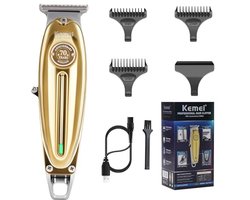 Professionele baard- en haartrimmer voor mannen - Draadloze T-mestrimmers en elektrische tondeuse voor alle lichaamsverzorging