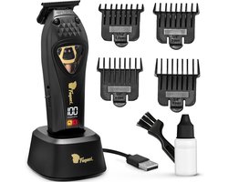 Professionele Draadloze T-Blade Trimmer voor Mannen - Zero Gapped Precisie voor Baard en Haarlijnen