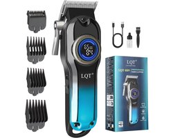 Professionele Draadloze Tondeuse en Lichaamshaartrimmer voor Mannen met LED-Display