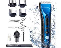 Professionele Tondeuse en Baardtrimmer met LED-display en Waterdicht Ontwerp voor Thuisgebruik