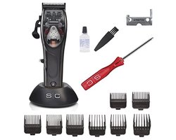 Professionele Tondeuse voor Mannen met Magnetische Motor en 180 Minuten Draadloze Autonomie