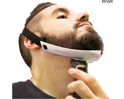 RFWR® Flexibele Baardtrimmer Sjabloon voor Nette Halslijn - Handenvrije Baardvormgids - Ideaal Cadeau voor Mannen