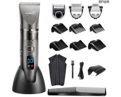 RFWR® Professionele Tondeuse voor Heren - Waterdichte 3-in-1 Baardtrimmer en Precisietrimmer