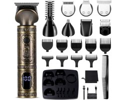 SCH® Trimmer Mannen Schaamstreek - Trimmer Schaamstreek - Bodygroomer Mannen - Trimmer - Bronzen - 22cm x 15cm x 7cm