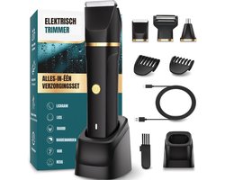 SCH® Trimmer Mannen Schaamstreek - Trimmer Schaamstreek - Bodygroomer Mannen - Trimmer - Zwart - 20cm x 12cm x 6cm