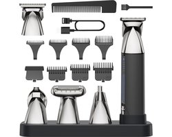 SoNis 9-in-1 Baardtrimmer - Bodygroomer Mannen – Neustrimmer – Tondeuse – Scheerapparaat – Trimmer voor Baard en Lichaam