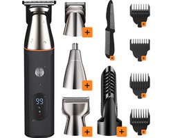 UltraEdge Trimmer voor mannen - 5 in 1 Lichaam & Baard - Incl. hulpstukken - Bodygroomer - Scheer apparaat - Voor lichaam, schaamstreek en gezicht - Skoov