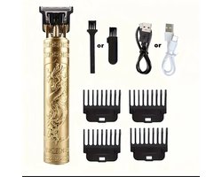 Vintage T9 Elektrische Haarsnijmachine - Dragon Zwart - Tondeuse - Professionele Mannen Scheerapparaat - Oplaadbare Kapper Trimmer Voor Mannen