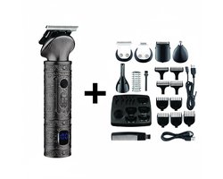 Zilan Apollon 16 in 1 – Professionele Trimmer – Shaver – Grooming Set – LED Display – Draadloos – Snelle Oplaadfunctie – Inclusief 10 Opzetkammen