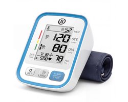 BDM CARE® Bloeddrukmeters Bovenarm – Hartslagmeter – Grote Display – NL Handleiding