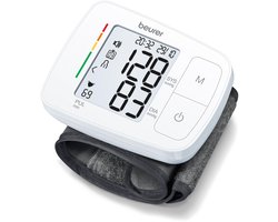 Beurer BC 21 Bloeddrukmeter Pols - Hartslagmeter met Spraakfunctie (5 talen) - Herkent Hartritmestoornis - Voor 2 gebruikers - Inc. Manchet Pols (14 - 19.5 cm) - 5 jaar Garantie