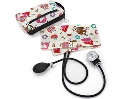 Bloeddrukmeter Animals Cream - Met Etui - Bovenarm - Handmatig