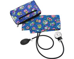 Bloeddrukmeter Uilen Blauw - Met Etui - Bovenarm - Handmatig