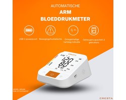 Cresta BPA350 digitale bloeddrukmeter bovenarm