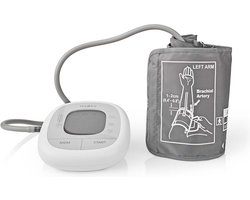 Nedis Bloeddrukmeter - Arm - LCD - 22 - 42 cm - Geheugenplaatsen: 60 - Wit